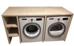 Te koop Eska witte houten ombouw voor wasmachine en droger, Huis en Inrichting, Ophalen, 25 tot 50 cm, Minder dan 150 cm, Minder dan 100 cm
