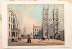 Lithografie T.S. Boys - Westminster Abbey, Hospital, Ophalen of Verzenden