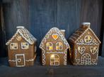 Perkoekhuisjes LED, Huis en Inrichting, Woonaccessoires | Kandelaars en Kaarsen, Ophalen of Verzenden, Zo goed als nieuw, Overige materialen