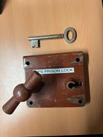 Lips Gevangenis Slot met Sleutel - Vintage, Antiek en Kunst, Ophalen