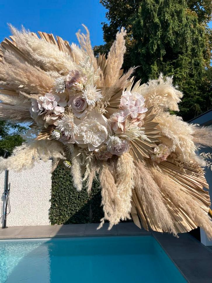 Zijde Droogbloemwerk Bruiloft Backdrop, Huis en Inrichting, Woonaccessoires | Droogbloemen, Nieuw, Ophalen