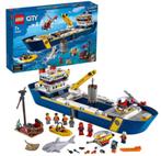 LEGO City Oceaan Onderzoeksschip - 60266, Kinderen en Baby's, Ophalen of Verzenden, Zo goed als nieuw, Complete set, Lego