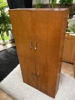 Vintage houten boekenkast / buffetkast 50's 60's # 9781, Ophalen, A, 100 tot 150 cm, St