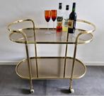 Vintage Bar Trolley/serveerwagen - Hollywood Regency stijl, Ophalen, Gebruikt