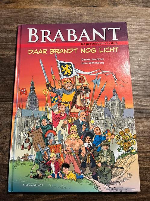 Brabant Daar brandt nog licht 2000 jaar geschiedenis, Boeken, Stripboeken, Zo goed als nieuw, Eén stripboek, Ophalen of Verzenden