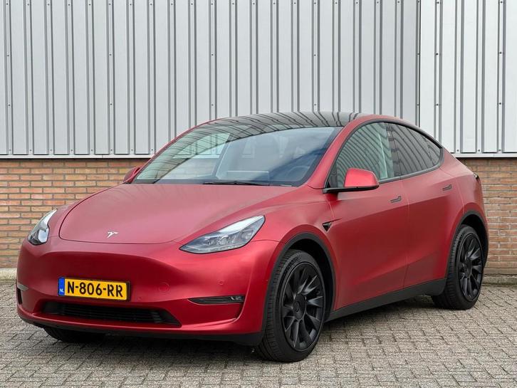 Tesla Model Y Long Range AWD 75 kWh Acceleration Boost/ Trek, Auto's, Tesla, Bedrijf, Te koop, Model Y, 4x4, ABS, Airbags, Airconditioning