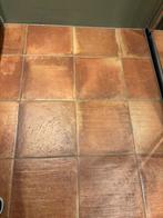 6 grote terra cotta tegels, Ophalen, 10 m² of meer, Vloertegels, 60 cm of meer
