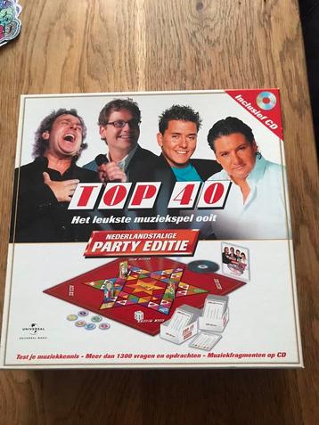 Nieuw Spel "Top 40 Muziekspel" Nederlandse Party Editie beschikbaar voor biedingen