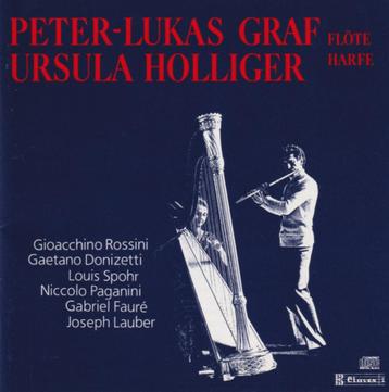 SPOHR PAGANINI FAURE LAUBER Flöte Harfe CD GRAF HOLLIGER beschikbaar voor biedingen