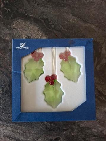 Swarovski hulstblaadjes (kerstornament) beschikbaar voor biedingen