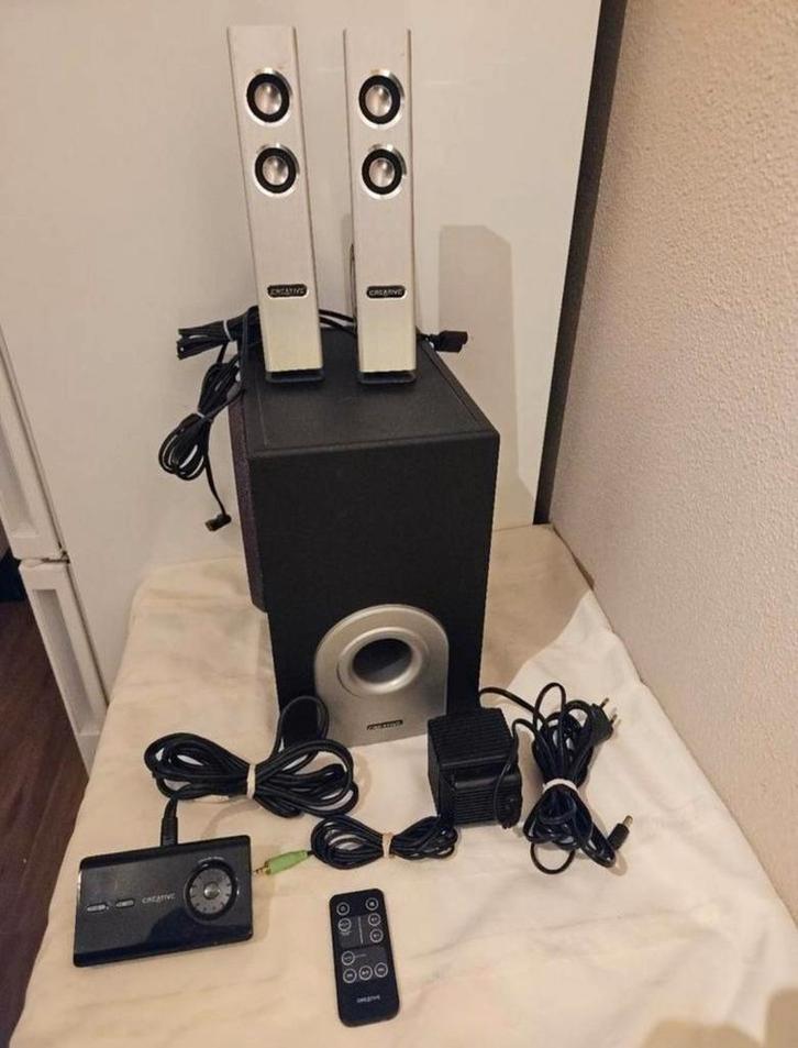 Creative I-Trigue L3800 2.1 Speakersysteem, Computers en Software, Pc speakers, Gebruikt, Audiokanaal 2.1, Ophalen