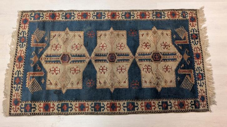 Handgeknoopt Tapijt - Uniek Design, Huis en Inrichting, Stoffering | Tapijten en Kleden, Gebruikt, 100 tot 150 cm, 150 tot 200 cm