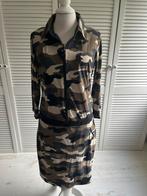 Studio Anneloes jurk M travelstof khaki zgan, Maat 38/40 (M), Studio Anneloes, Ophalen of Verzenden, Zo goed als nieuw