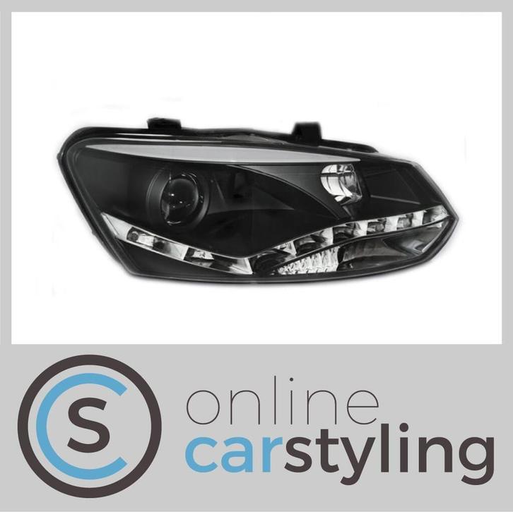 Devil Eyes Koplampen VW Polo 6R Real DRL, Auto-onderdelen, Verlichting, Volkswagen, Nieuw, Ophalen of Verzenden