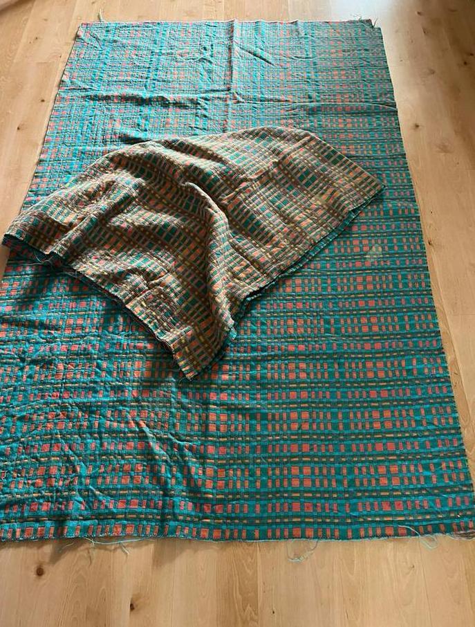 Wol Bekleding - 2 Lappen - 225x135cm, Hobby en Vrije tijd, Stoffen en Lappen, Nieuw, Katoen, 200 cm of meer, Overige kleuren, Verzenden