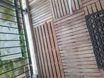 Balkon kast inclusief houten vloertegels 98, Tuin en Terras, Ophalen, Zo goed als nieuw, Hout