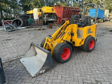 Knikmops KM 130 minishovel kniklader wiellader  beschikbaar voor biedingen