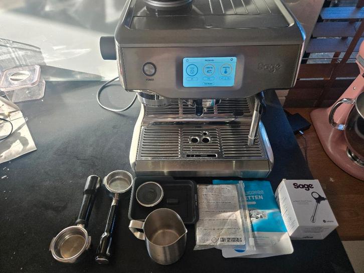 Sage Oracle Touch met complete set extra’s, Witgoed en Apparatuur, Koffiezetapparaten, Zo goed als nieuw, Koffiebonen, Espresso apparaat