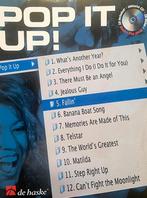 Pop it up + cd. Sopraan en Tenorsax. Goede staat., Ophalen of Verzenden, Gebruikt, Populair, Saxofoon