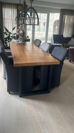 mangohouten tafel, Huis en Inrichting, Tafels | Eettafels, Ophalen, Gebruikt, 200 cm of meer, 50 tot 100 cm