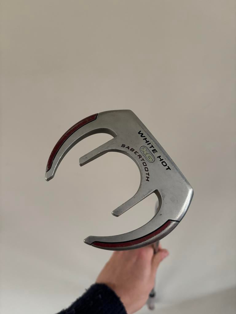 Odyssey White Hot Sabertooth Putter, Odyssey, Odyssey, Ophalen of Verzenden, Zo goed als nieuw