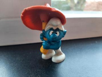 Smurf met paraplu 20118 De Smurfen  beschikbaar voor biedingen