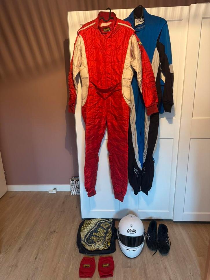 Kart pakket Alpinestar + OMP, Sport en Fitness, Karting, Gebruikt, Kart, Ophalen of Verzenden