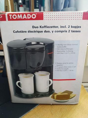 TOMADO Duo Koffiezetter beschikbaar voor biedingen