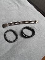 Josh armband 3 stuks, Ophalen of Verzenden, Zo goed als nieuw, Zilver, Zilver