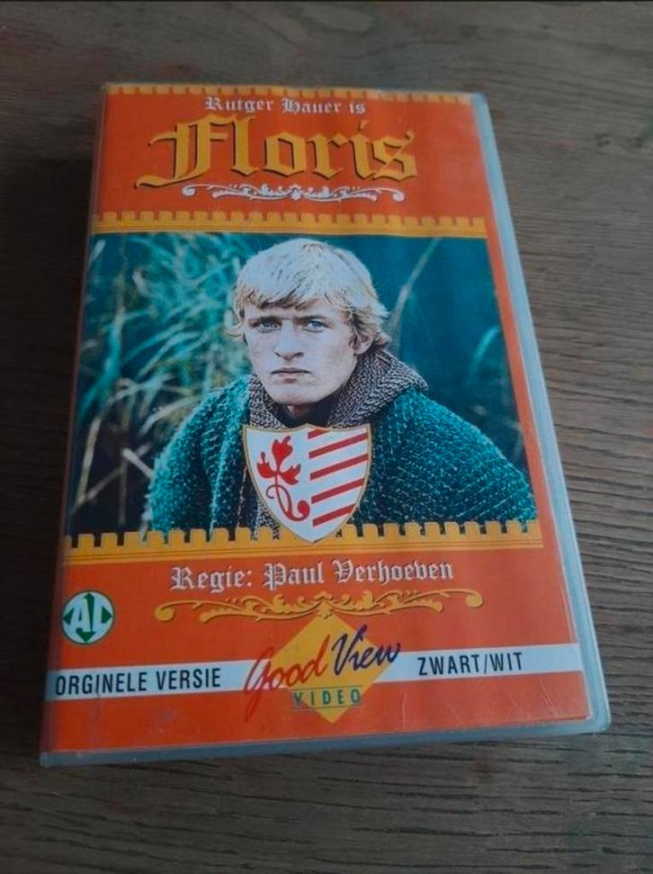 Floris deel 4 videoband. Rutger Hauer., Cd's en Dvd's, VHS | Kinderen en Jeugd, Gebruikt, Kinderprogramma's en -films, Alle leeftijden