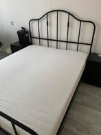 Bed twijfelaar, Huis en Inrichting, Slaapkamer | Bedden, Zo goed als nieuw, Twijfelaar, Hout, 140 cm