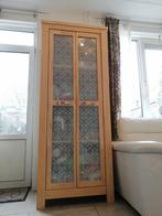 Blank eikenhouten kast., Huis en Inrichting, Kasten | Vitrinekasten, Ophalen, Met deur(en), 100 tot 150 cm, 200 cm of meer