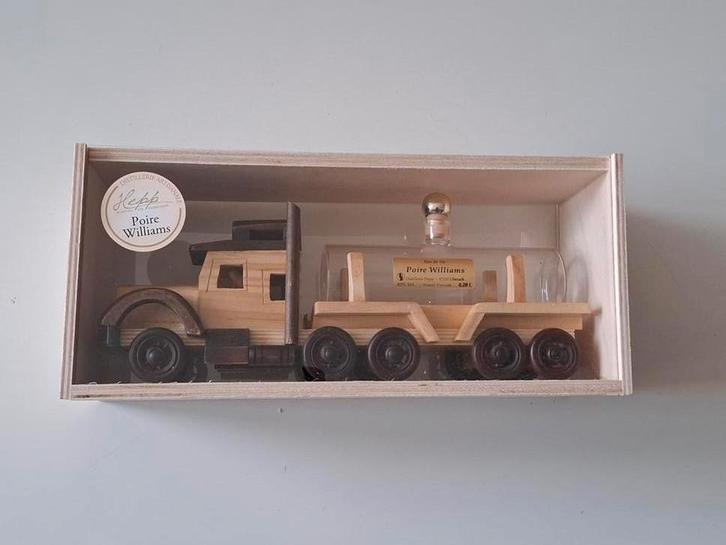 Hepp Poire Williams Vrachtwagen Fles leeg, Verzamelen, Glas en Borrelglaasjes, Zo goed als nieuw, Overige typen, Ophalen of Verzenden