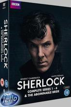 Sherlock, Seizoen 1, 2, 3 & 4 (2010-17 Benedict Cumberbatch), Cd's en Dvd's, Dvd's | Tv en Series, Boxset, Thriller, Ophalen of Verzenden