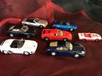 7 Modelauto’s Porsche, BMW, Aston Martin, Ferrari, Hobby en Vrije tijd, Modelauto's | 1:43, Ophalen of Verzenden