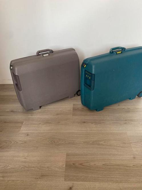 Samsonite, Sieraden, Tassen en Uiterlijk, Koffers, Gebruikt, Hard kunststof, 60 tot 70 cm, 55 cm of meer, Slot, Wieltjes, Ophalen