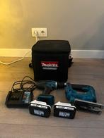 Makita Accu Schroefmachine + Decoupeerzaag - Compleet!, Ophalen, Gebruikt