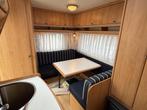 Hobby De luxe Easy 400 SF bouwjaar 2001 met voortent, Caravans en Kamperen, Caravans, Overige typen, Bedrijf, Treinzit, 750 - 1000 kg