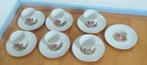6 kop en schotels en 1 losse schotel, monopoli porcellana, Ophalen of Verzenden