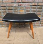 Vintage jaren 50-60 voetenbankje/ krukje., Ophalen, Vintage, Zo goed als nieuw, Rechthoekig