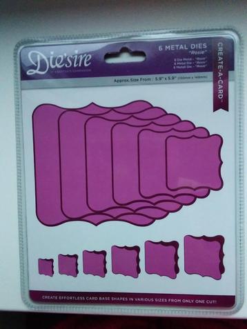 Snij mallen  Die'sire rosie beschikbaar voor biedingen