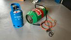 Bouw heater op gas en blazer op stroom, Tuin en Terras, Gasbarbecues, Ophalen, Zo goed als nieuw