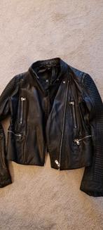 Zwart nep leren jasje maat M, Ophalen of Verzenden