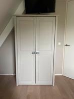 Grijze kledingkast met leggers - 103x57x180, Huis en Inrichting, Overige materialen, Gebruikt, 100 tot 150 cm, Ophalen of Verzenden