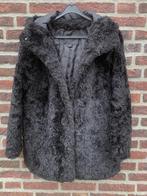 Monki / Nep bont jas / Maat S / 36, Kleding | Dames, Jassen | Winter, Zwart, Ophalen of Verzenden, Zo goed als nieuw, Monki