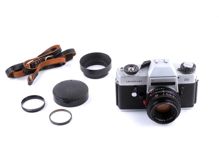 Leicaflex SL + Leica 50mm 2.0 R, Audio, Tv en Foto, Fotocamera's Analoog, Zo goed als nieuw, Compact, Leica, Ophalen of Verzenden