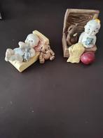 Vintage baby beeldjes per 2 of per stuk, zie foto's, Ophalen, Gebruikt