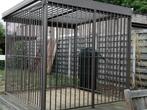 Stevige gegalvaniseerde hondenkennel   bieden, Ophalen, Hondenkennel, 110 cm of meer, 100 cm of meer