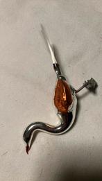 Vintage antieke kerstbal, vogeltje zwaan, Diversen, Kerst, Ophalen of Verzenden, Zo goed als nieuw