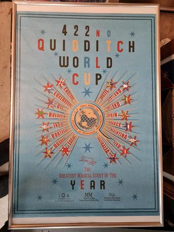 Harry Potter MinaLima The 422nd Quidditch World Cup Poster beschikbaar voor biedingen